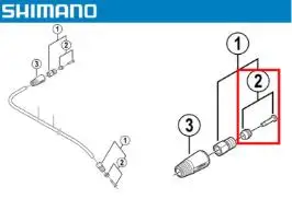 Оливковое масло Shimano BH59 BH90 5 шт./лот рукав с оливковой головкой в основном