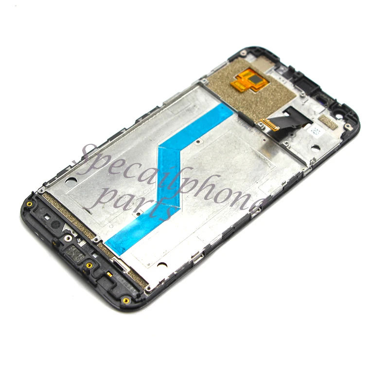 С рамкой для ZTE Blade A6 lite ЖК дисплей кодирующий преобразователь сенсорного экрана в