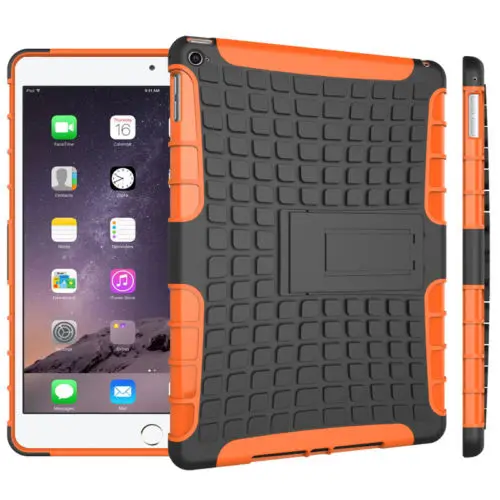 Противоударный защитный чехол Крышка для IPad Mini 1/2/3/4 Air/Air 2/Pro 9,7 - Цвет: Оранжевый