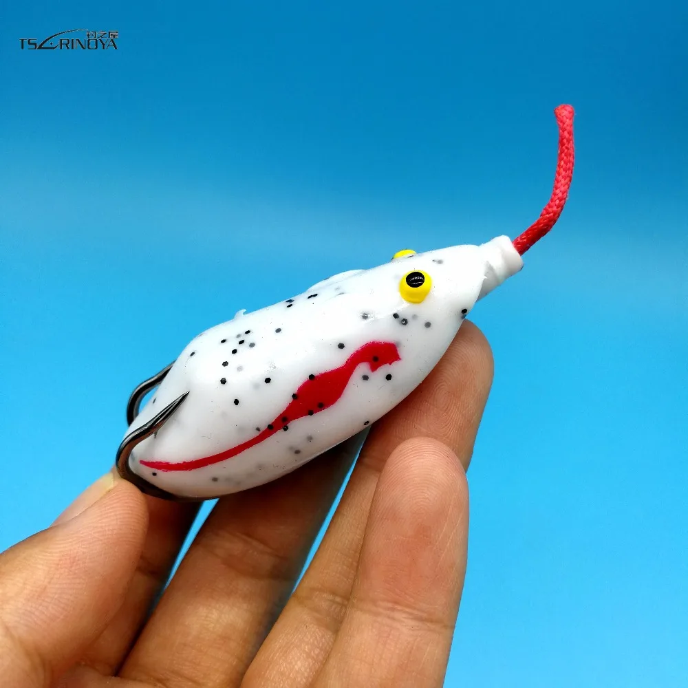 TSURINOYA 2019 5 шт. Новый змееголов приманки Мышь лягушки NUMEN 63 мм 14 г Topwater Пластик