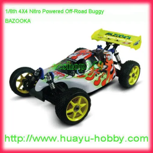 Гранатомет 1/8th 4WD деталь нитро двигателя Himoto Redcat приведенный в действие