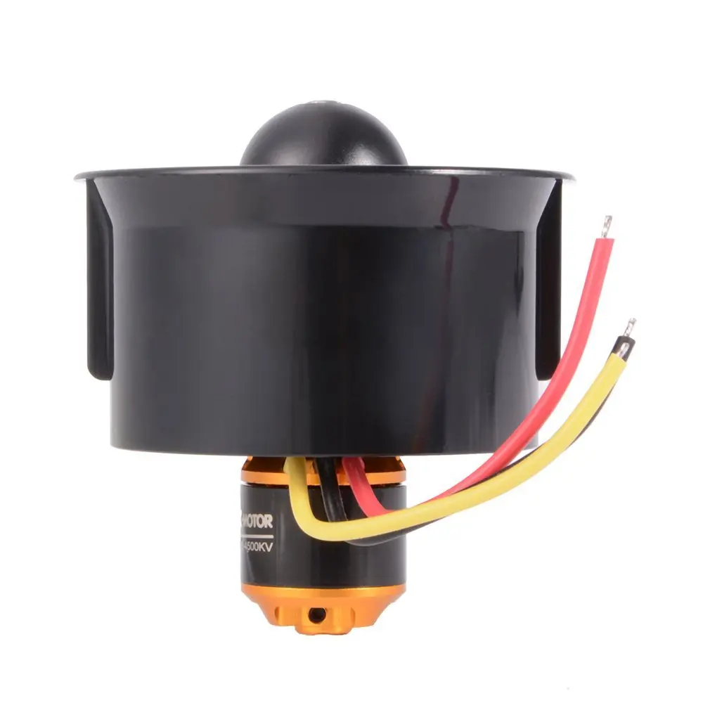 QX-Motor 64 мм воздуховод 5-роторный вентилятор с QF2611 4500KV бесщеточный Outrunner баланс