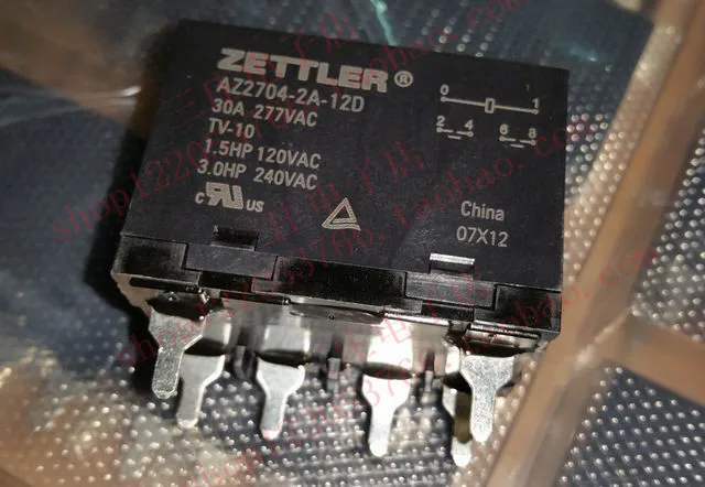 

Реле AZ2704-2A-12D G7L-2A-P-12V-30A