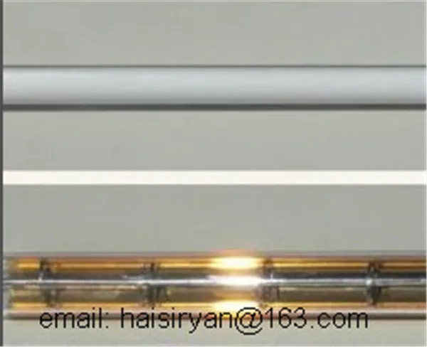 

customized 1500w 350mm far Single tube Electric halogen IR quartz glass heate lamp