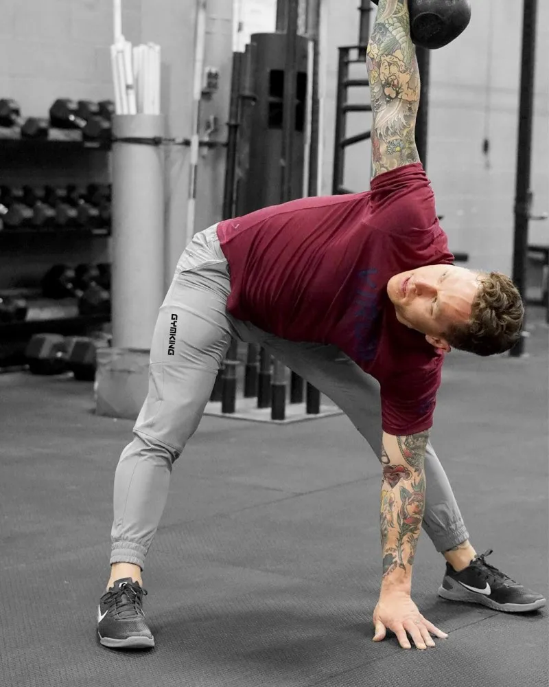 Новинка 2019 брендовые Мужские штаны для фитнеса спортивная одежда бегунов мужчин