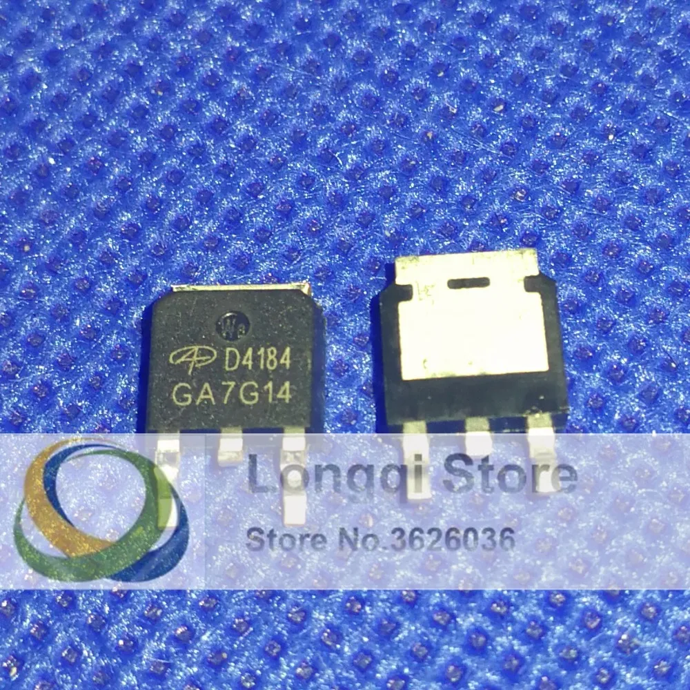 

10PCS AOD4184L D4184 TO-252-2(DPAK) TO-252 Plastic Encapsulated Device 40V N-Channel MOSFET NPN 50A 40V