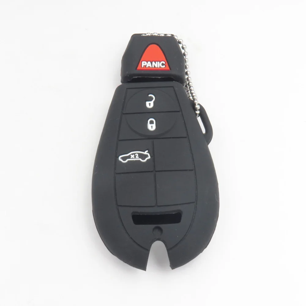 Cocolockey силиконовый чехол для ключа автомобиля Chrysler Dodge JCUV Ddart Jeep Grand Cherokee Compass Longitude