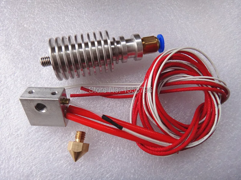 J head Hotend для 3D принтера 1 75 мм/3 0 мм Bowden Extruder 2 мм/0 3 4 сопло опционально|3d printer j-head