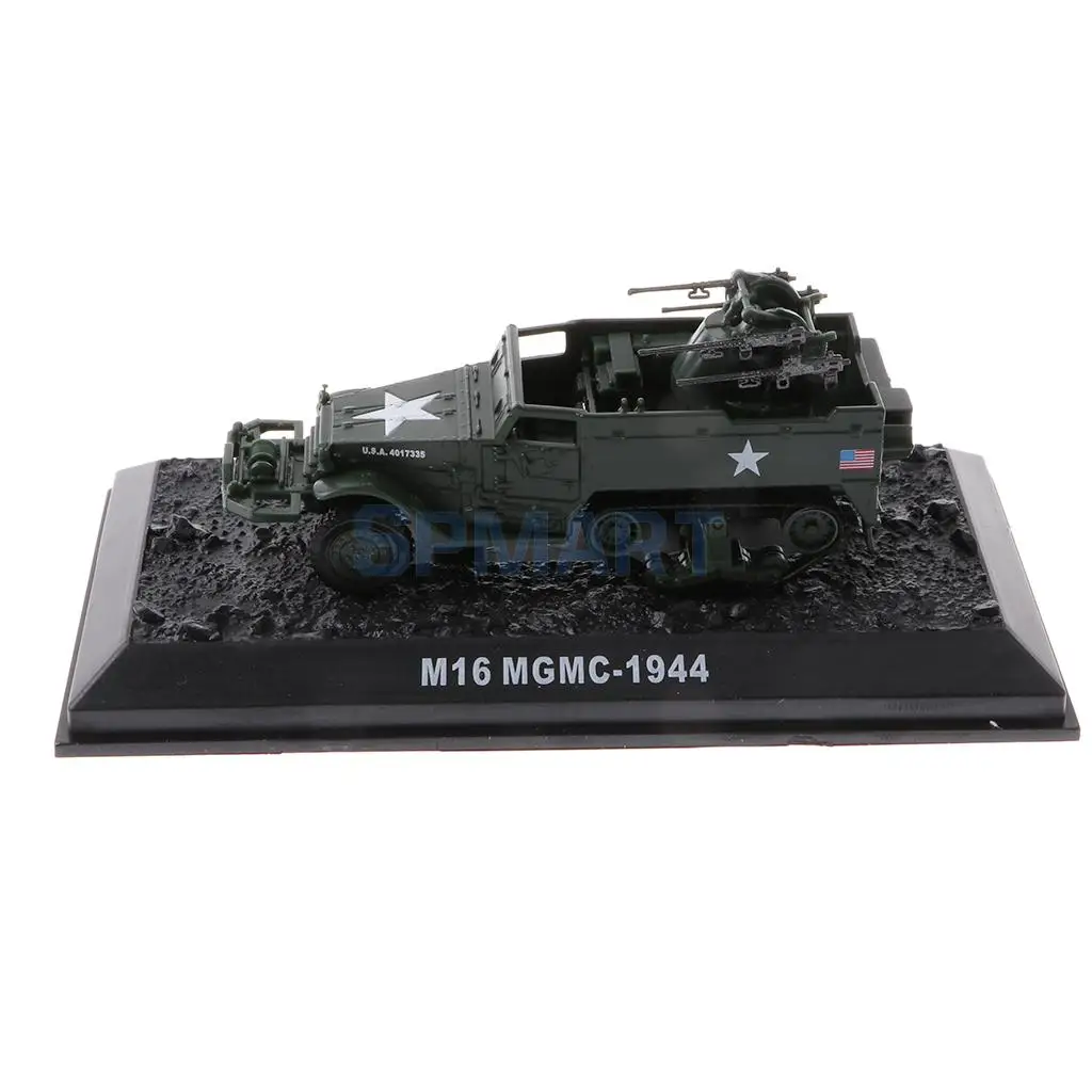 1: 72 весы Второй мировой войны Battlefield MGMC-1944 литья под давлением армия игрушка, модель автомобиля коллекционные вещи для мальчиков Прохладный подарок орнамент