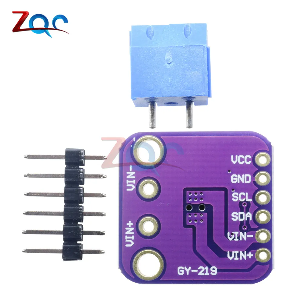 Интерфейс INA219 GY-219 I2C высокосторонний Датчик постоянного тока модуль датчика
