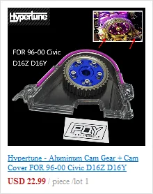 Hypertune-(одна пара) Регулируемый кулачковый шкив cam Gears Kit для Suzuki Swift GTI G13B(синий, красный, фиолетовый, черный) HT6543
