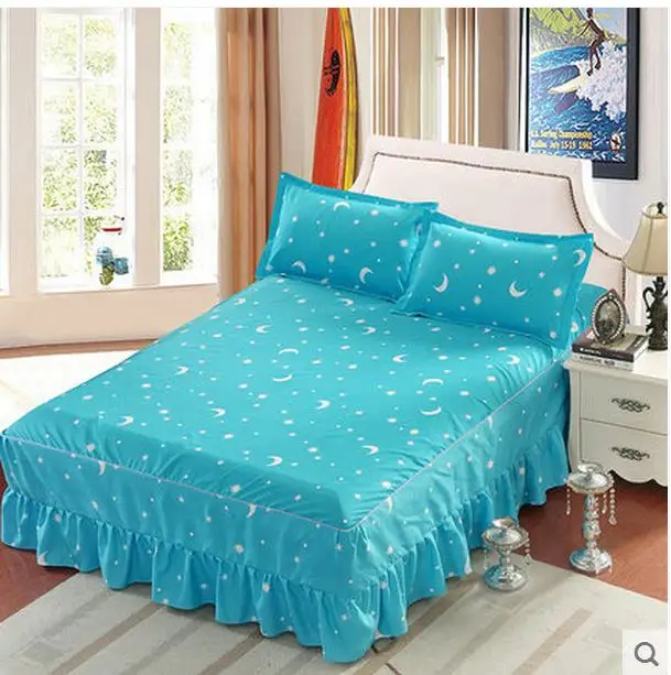 Симмонс крышка комплект с юбкой из Корейская принцесса покрывало кровать 1.8/1.5/2.0