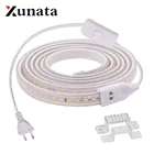 Водонепроницаемая светодиодная лента 220 В 2835, 60 светодиодовм, 120 светодиодовм