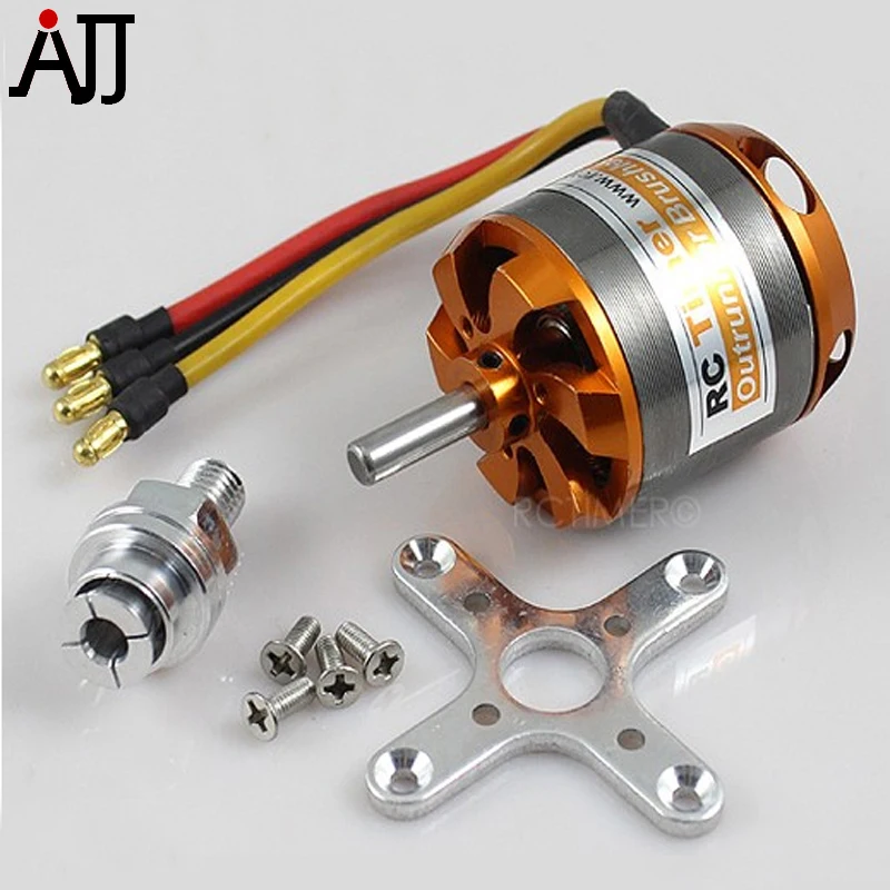 RCTimer BC3542 3542 1000KV 1250KV 1450KV Outrunner бесщеточный мотор 5 0 мм вал для радиоуправляемого