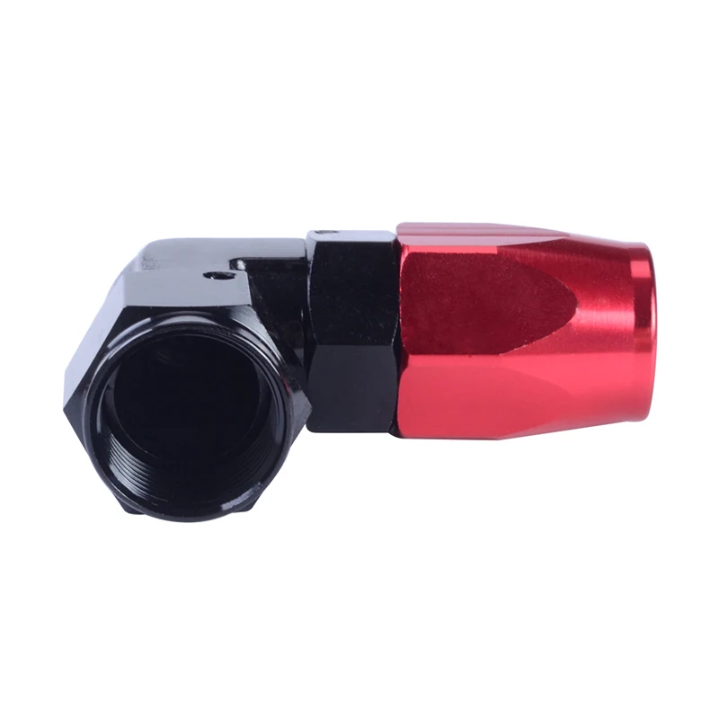 AN4 фитинги для масла 90 градусов алюминиевый фитинг усиленный шланг адаптер