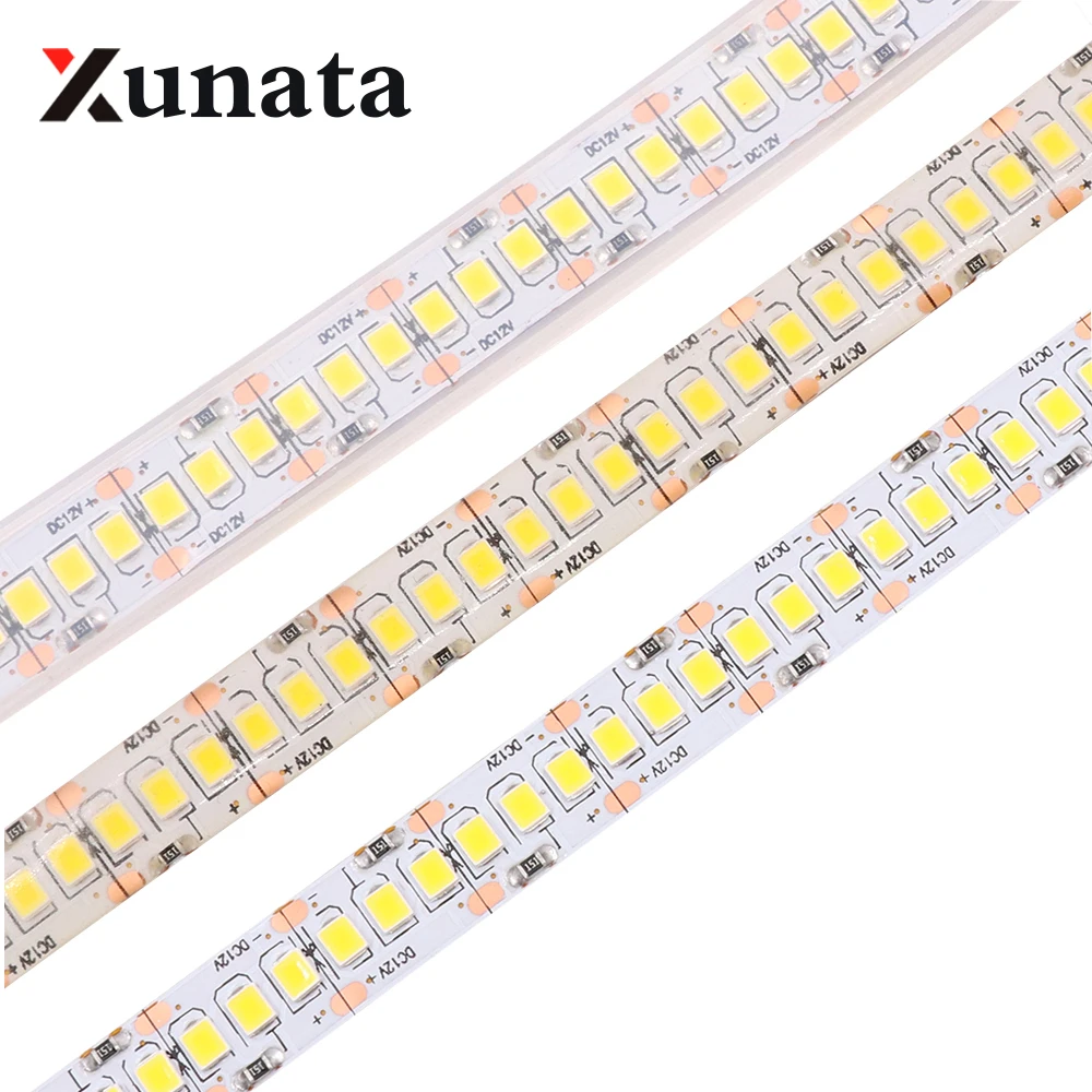 Светодиодные ленты свет Клейкие ленты 2835 3528 SMD 240 светодиодов/M DC12V Водонепроницаемый ip67 ip65 Гибкая теплый белый/ синий/красный/зеленый/RGB скачки