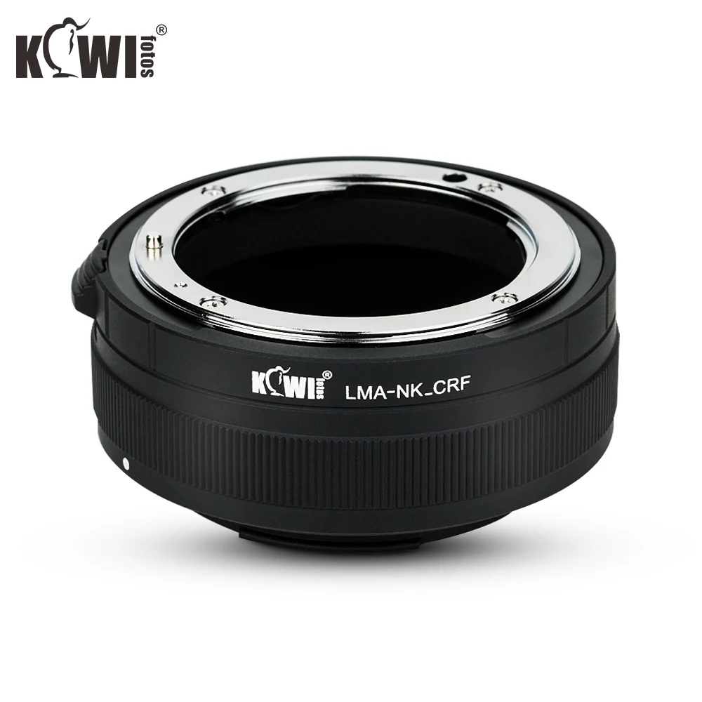 KIWIFOTOS LMA-NK_CRF Крепление объектива адаптер для Nikon F крепление для объективов Canon RF крепление корпуса из алюминиевого сплава+ латунь