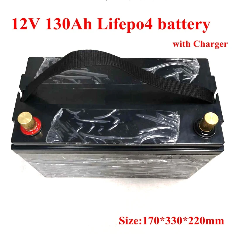 12V 130Ah 100Ah 150Ah LiFepo4 литиевая батарея для Golf Cart RV Морской дом на колесах хранения