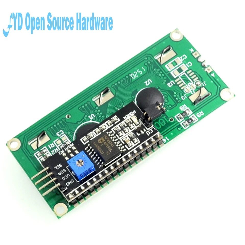 5 шт. IIC/I2C 1602 ЖК-дисплей модуль LCD-1602 I2C синий дисплей 5В | Электронные компоненты и