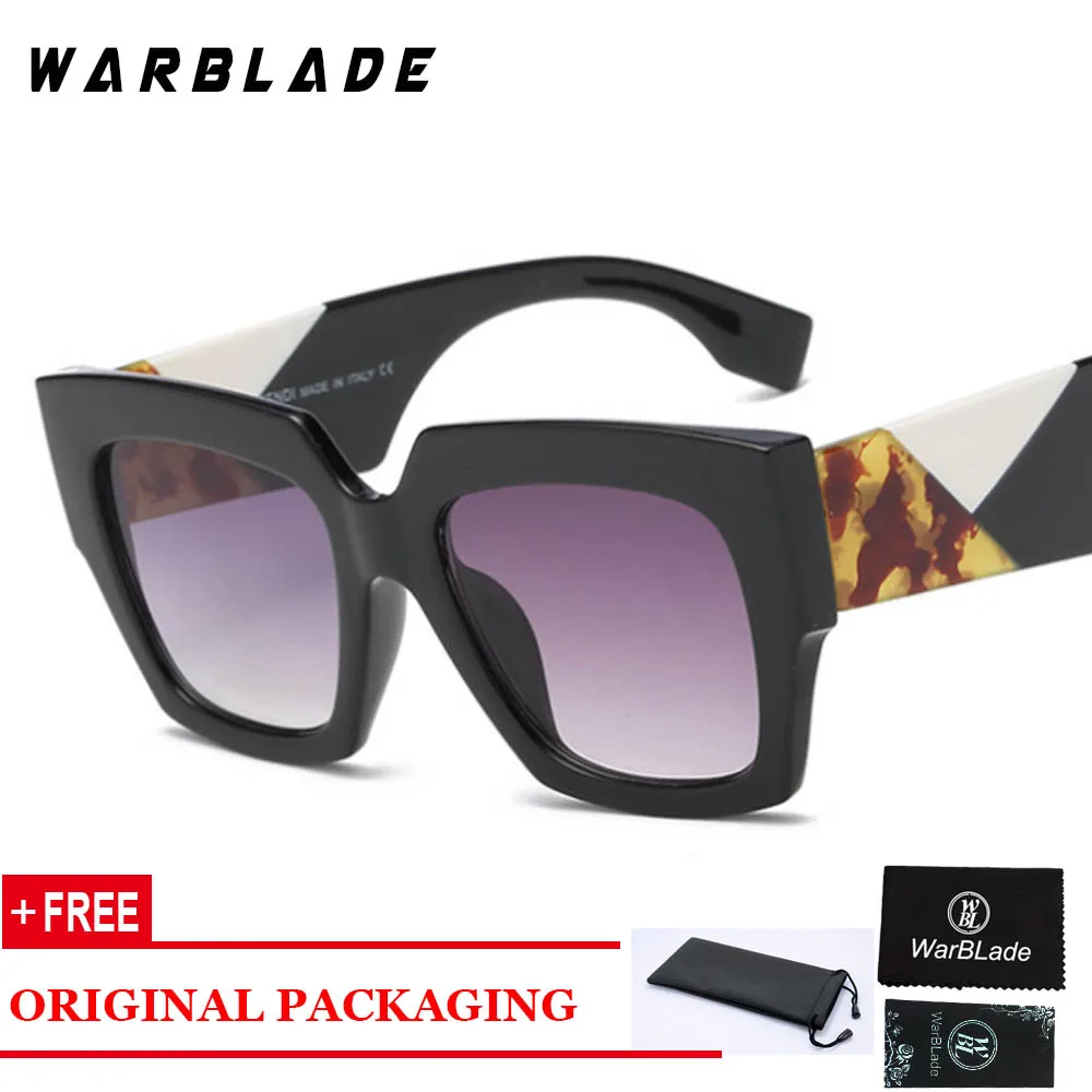 Женские и мужские солнцезащитные очки градиентные унисекс UV400 WARBLADE новинка