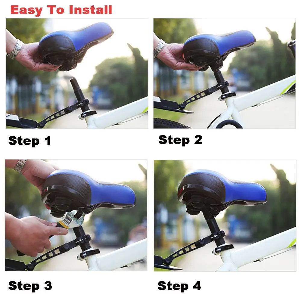PRO велосипед седло велосипеда утолщаются Широкий Мягкий противоударный для езды