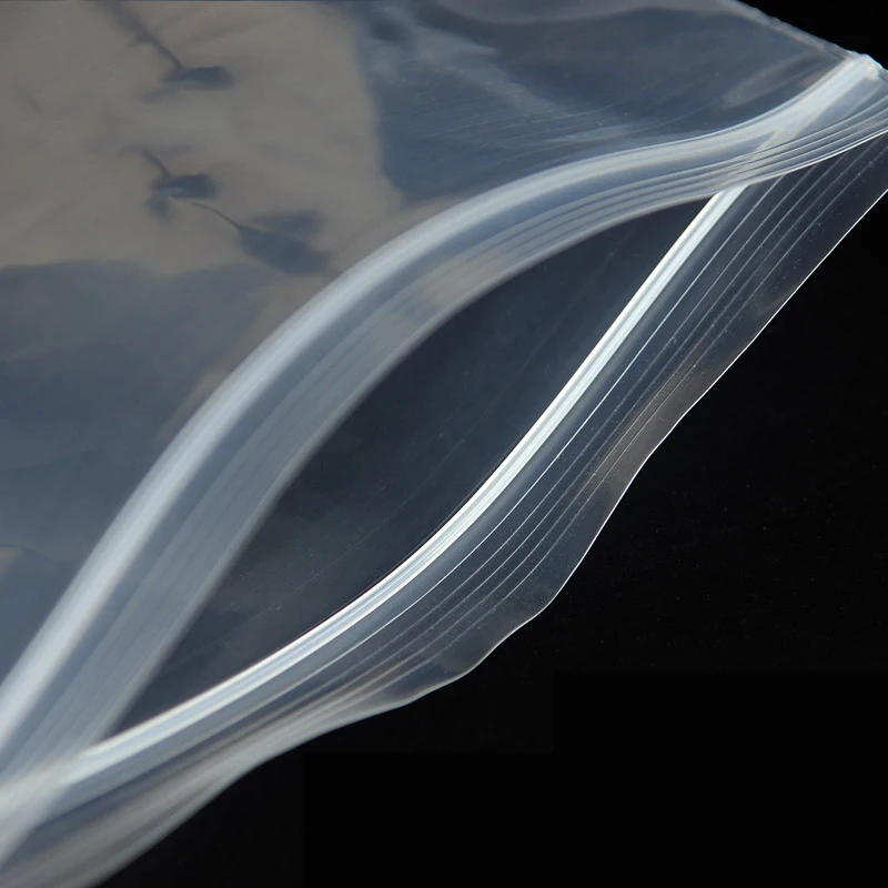 0.16 мм Zip Lock Grip Прозрачные Пластиковые Упаковочные Пакеты Пищевой PE Класс Закуски