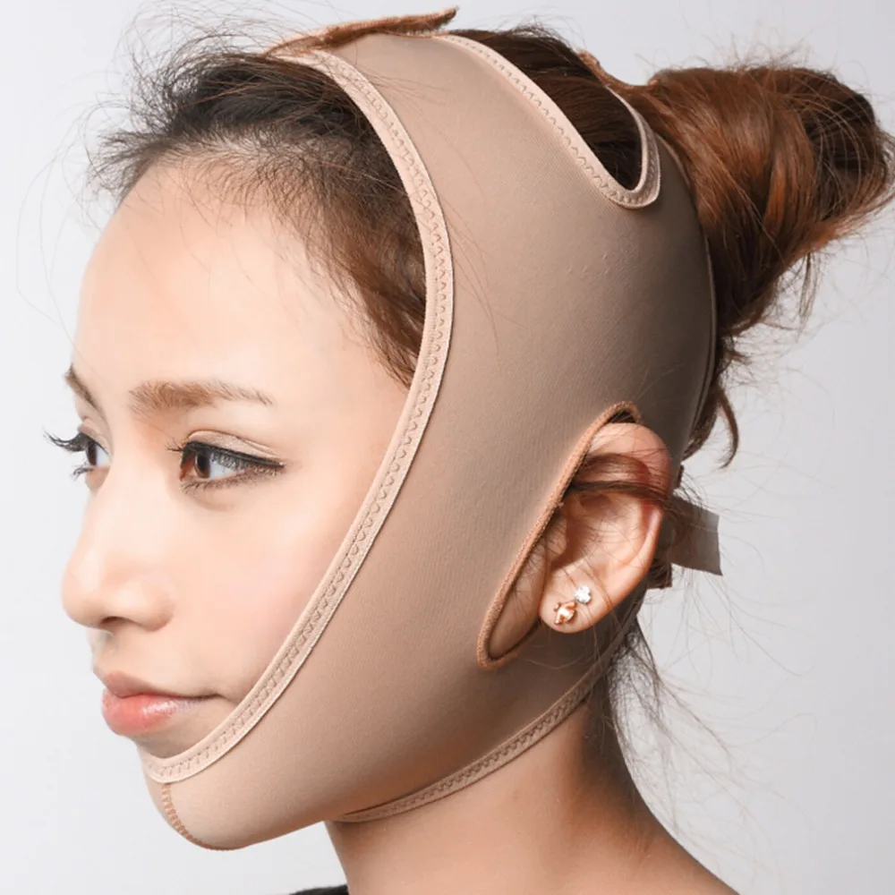 Face V Shaper Facial Slimming Bandage Relaxation Lift Up Belt Shape Lift Reduce Double Chin Face Mask Face Thining Band Massage