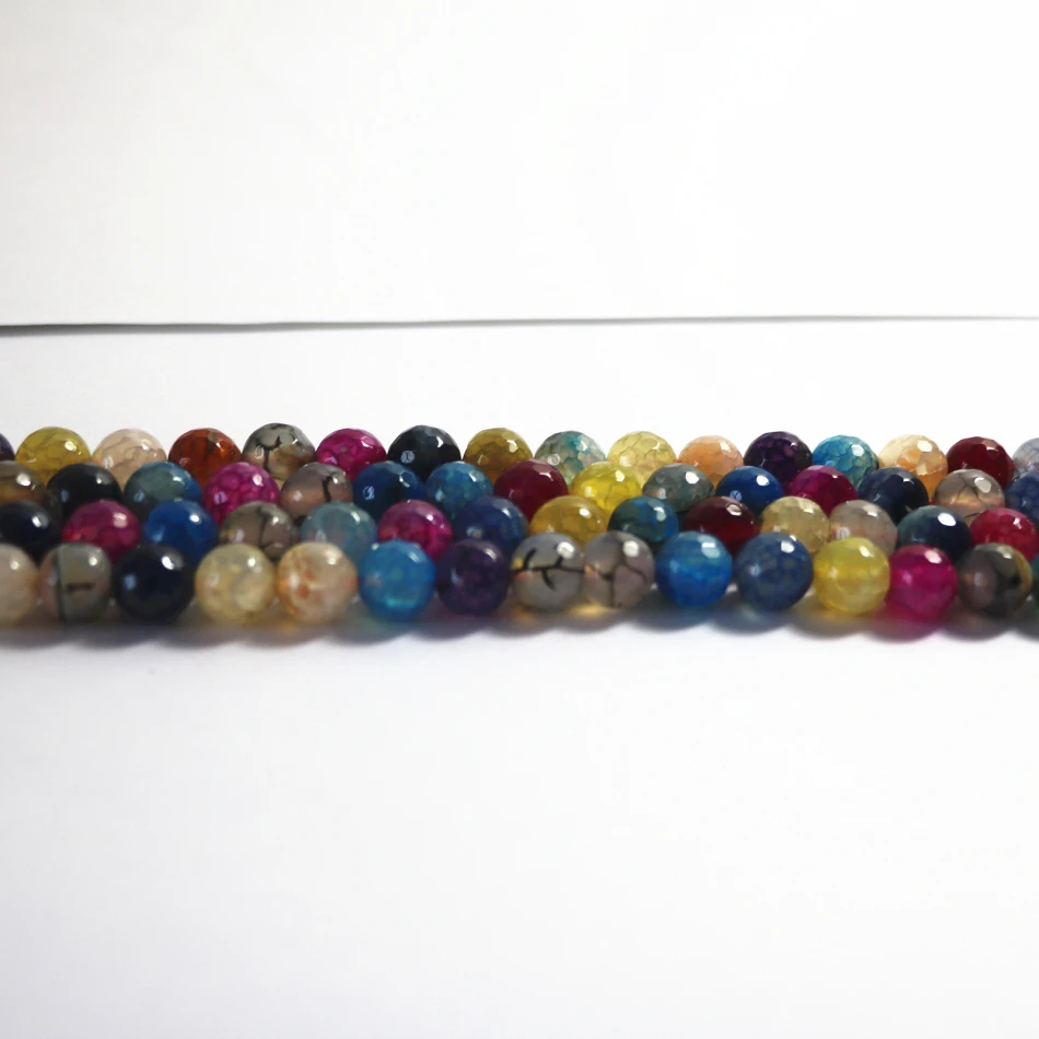 Натуральный разноцветный камень: агат сердолик оникс 6 мм 8 10 12 граненые круглые