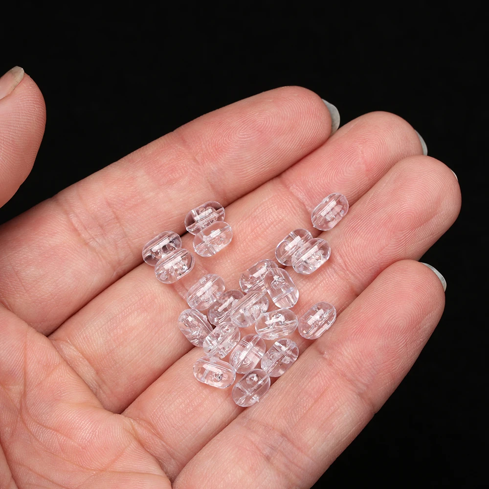 100 шт. прозрачный рыболовный бисер Крест пластиковый легкий вес поплавки Шары