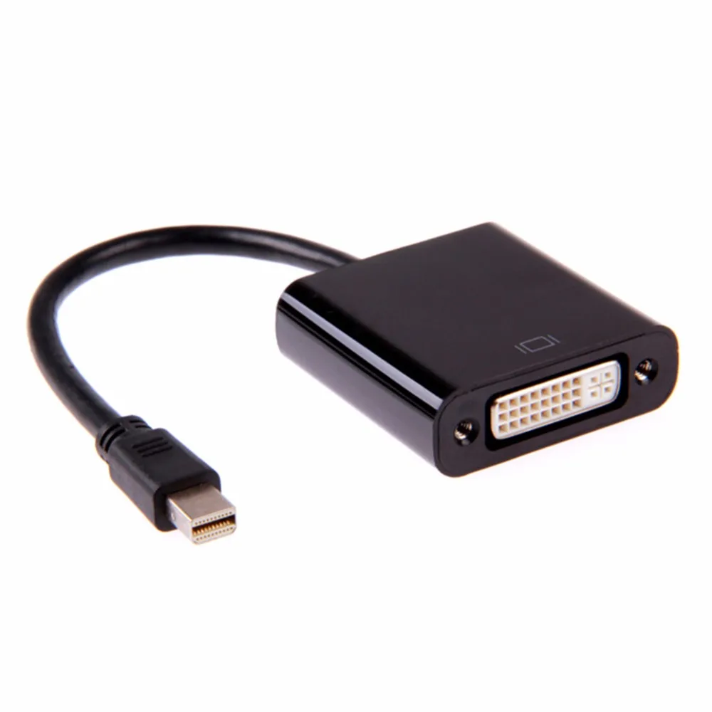 Mini DisplayPort (Совместимость с Thunderbolt 1/2) к DVI 24 + 5 Pin адаптер конвертер Папа мама кабель