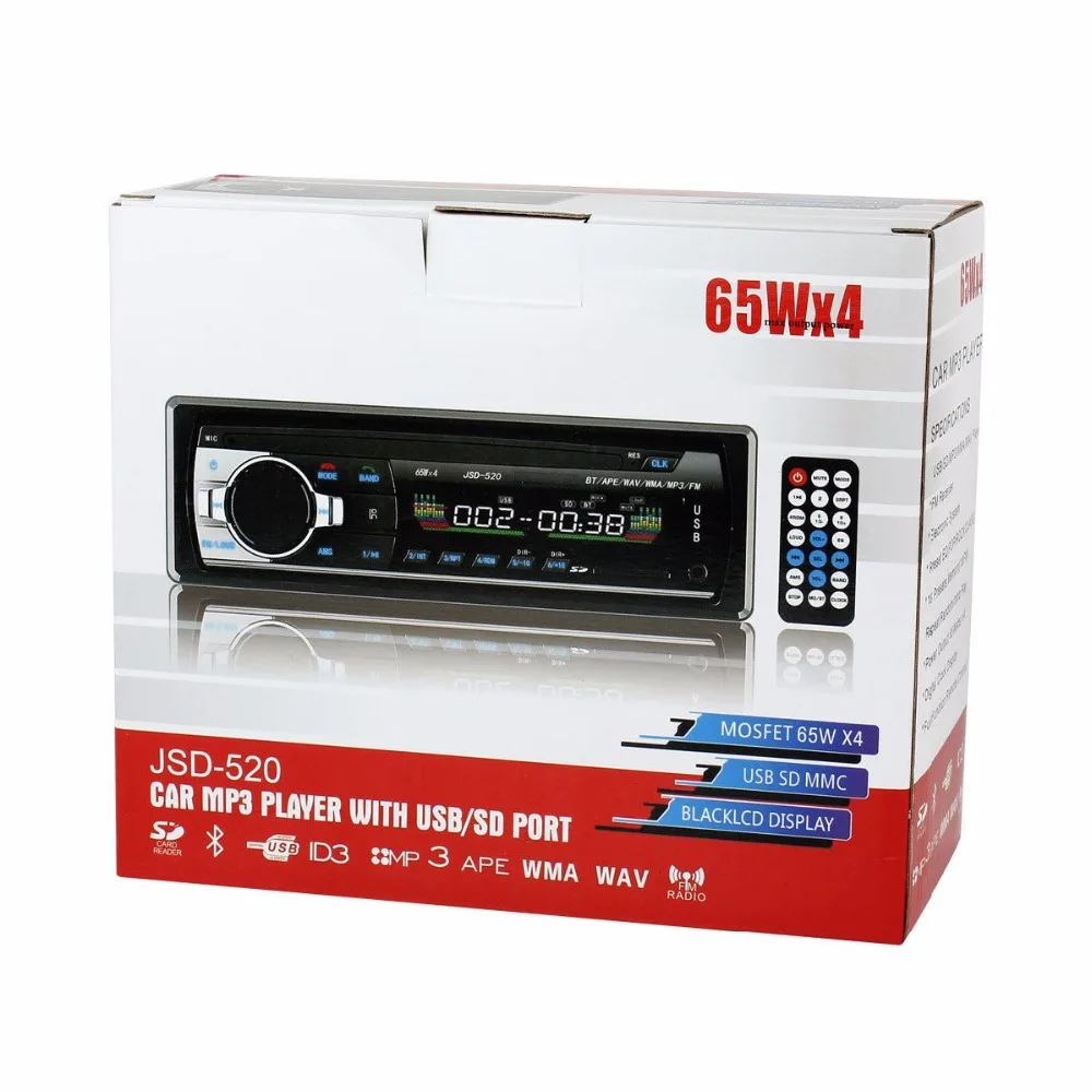 Новый 12 в Bluetooth Стерео FM радио MP3 аудио плеер 5 зарядное устройство USB &amp SD/AUX/APE/FLAC