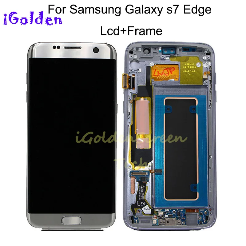 ЖК дисплей G935F для SAMSUNG GALAXY S7 EDGE G935A дигитайзер в сборе Galaxy G935FD + сенсорный экран