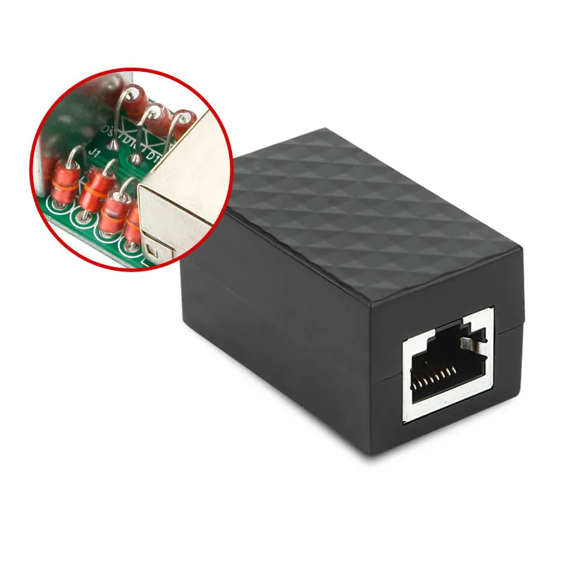En Labs Surge Thunder Protector RJ45 сетевой соединитель Adapter Cat6 7 5E кабель|network cable|rj45 lanlan coupler |