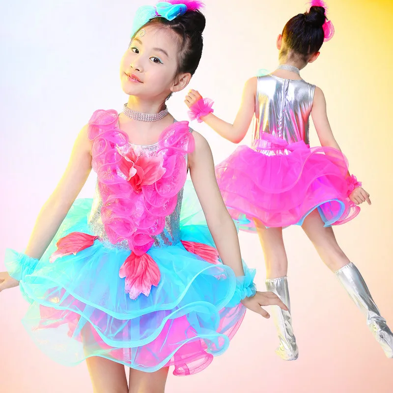 

Children Latin Dance Dress Kids Samba Salsa Dresses Competition Dress for Girls Ballroom Dance Wear Stage Costume Performance 89