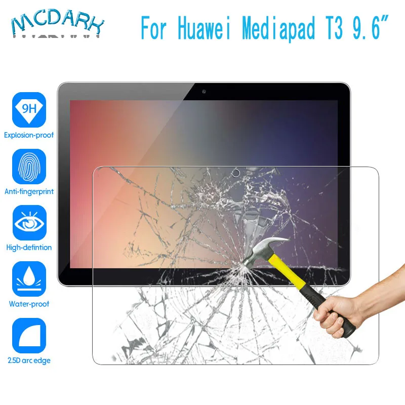 9 6 дюймов для Huawei Mediapad T3 Переднее стекло защитная пленка Замена планшета |