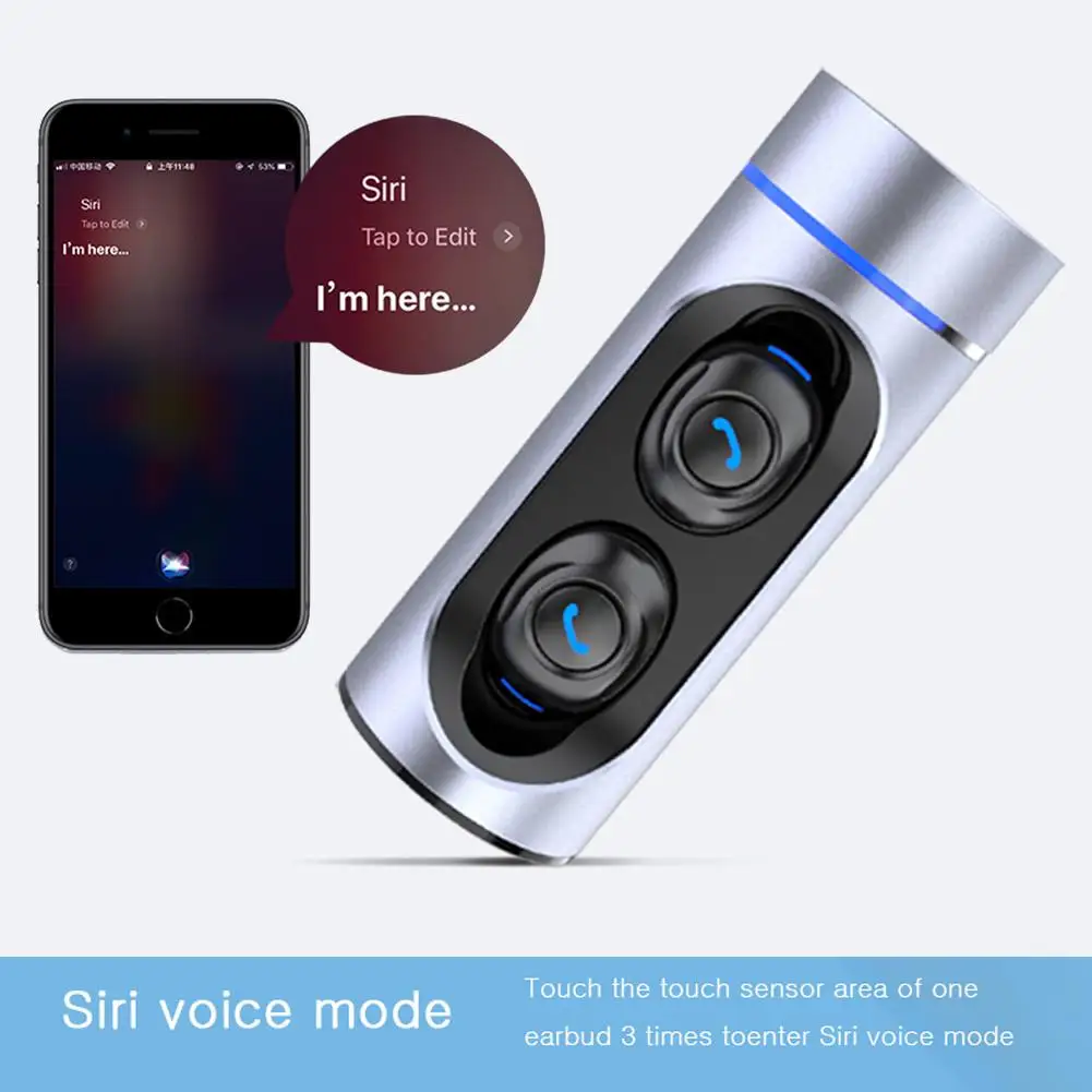 Мини TWS настоящие беспроводные наушники-вкладыши стерео Bluetooth 5,0 наушники гарнитура для samsung iPhone Motorola LG