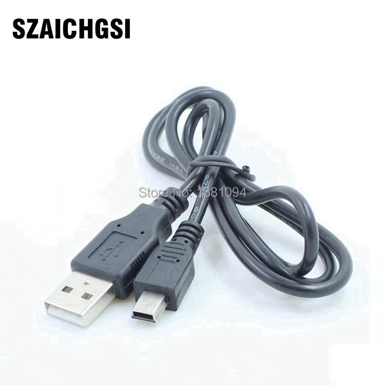 SZAICHGSI MP3 MP4 зарядный кабель мини Usb для передачи данных Черный цвет Оптовая Продажа