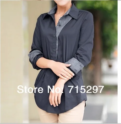 Женская рубашка с длинным рукавом большие размеры|clothes xxxl|size womenwomen clothes |