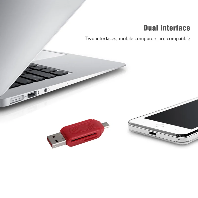 Sovawin Универсальный кардридер Micro USB OTG SD TF 4 в 1 мобильный телефон компьютер 2 0 карта