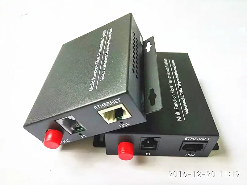 1 пара канал PCM голосовой телефонный оптоволоконный мультиплексер и 100 м Ethernet FC