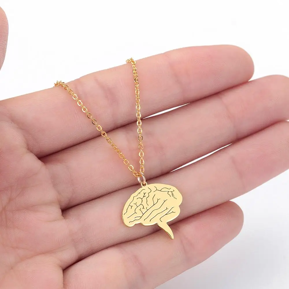 Todorova Fashion Science Jewelry медицинский нейрон черепно мозговой нерв кулон ожерелье