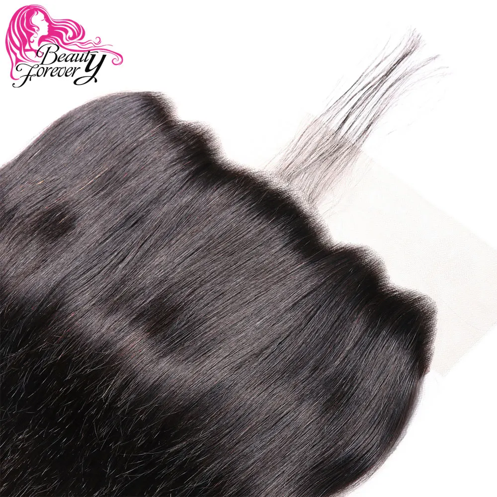 Beauty forever 13*6 бразильские Прямые кружевные фронтальные 100% Remy человеческие волосы