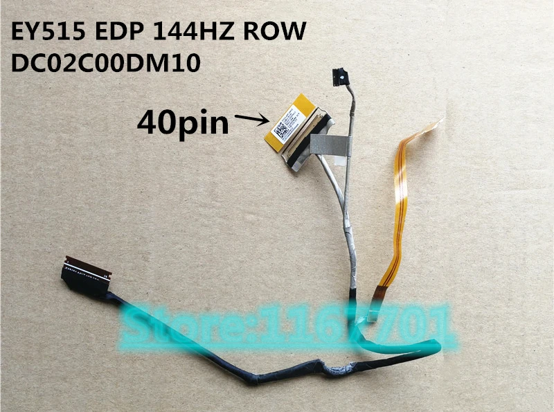 

100% Original Laptop/notebook LCD/LED/LVDS cable for lenovo Rescuer Y530 Legion Y7000 EY515 EDP 144HZ ROW DC02C00DM10 40pin