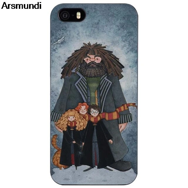 Arsmundi чехол для телефона Potter s для iPhone 4S SE 5S 6S 7 8 Plus X XR XS Max чехол из мягкого ТПУ резины силикона - Цвет: Темно-серый