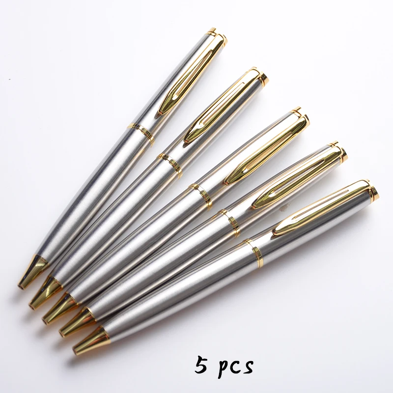 Baoer металлическая шариковая ручка stylo cristal Роскошная офисная Подарочная шариковая ручка для письма синяя заправка boligrafos divertidos boligrafo lotes