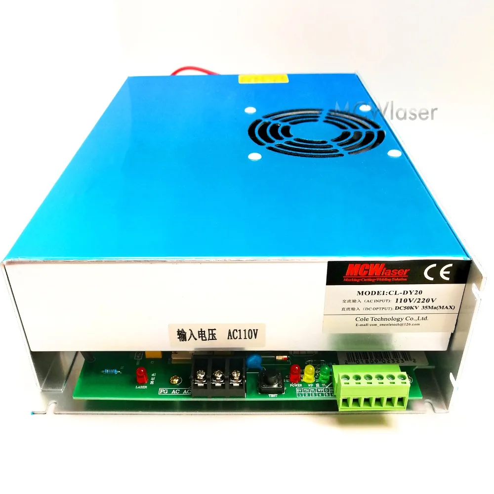 RECI Newest 130W (Peak 150W) CO2 лазерная трубка W6 S6 и блок питания DY20 110V | Инструменты