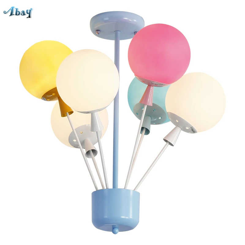 

Nordic Creative Balloon Ceiling Lights for Living Room Kindergarten children Bedroom light fixtures kids home deco Led hang lamp