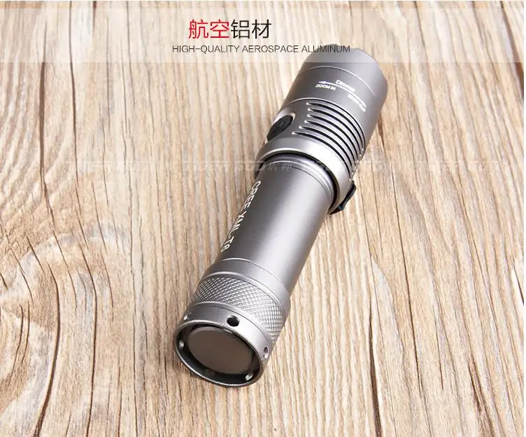 Тигра Бог HS S012 CREE T6 Фокусируемый фонарь мигающая лампа 1*18650 Батарея светодиодная