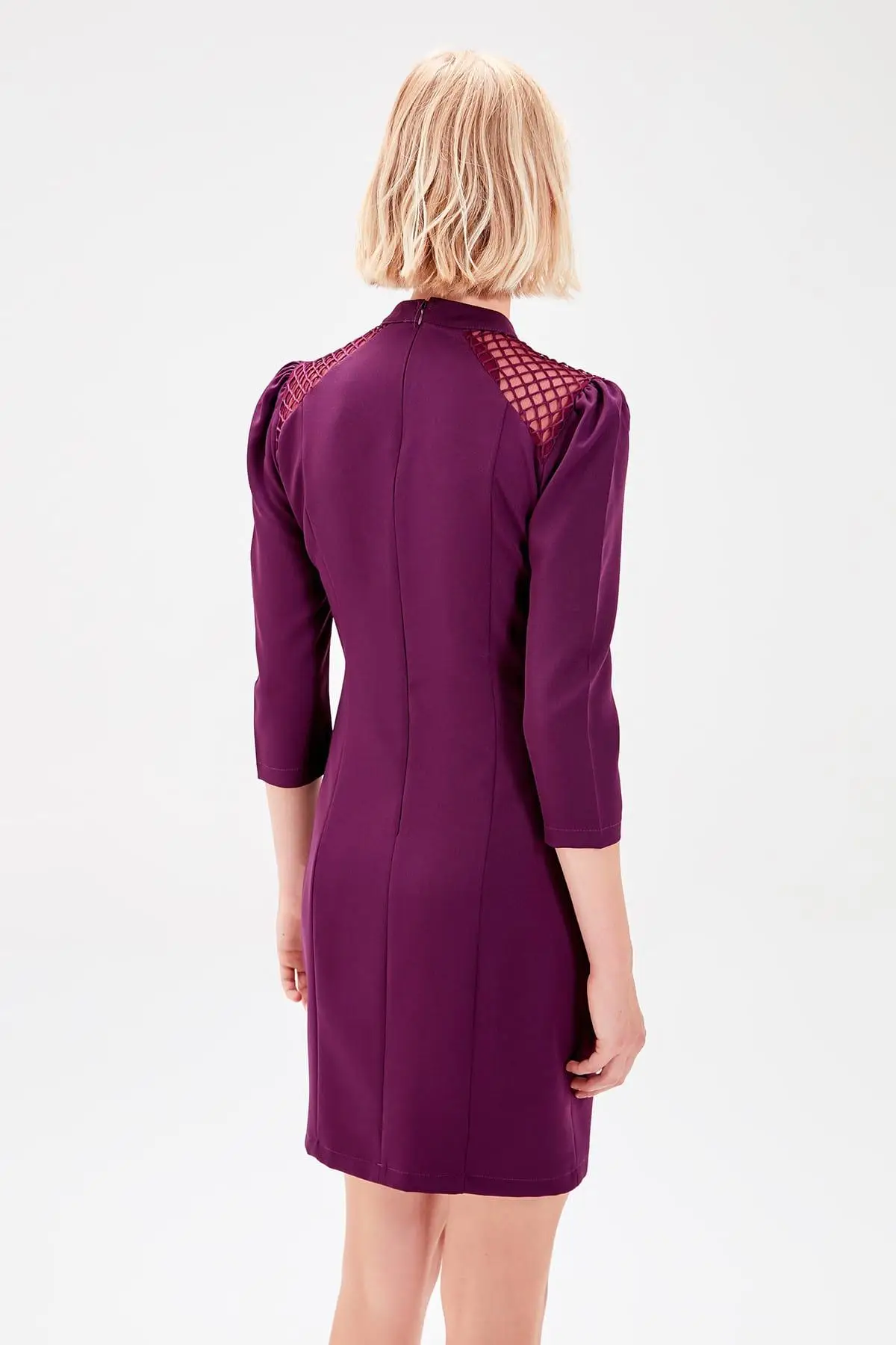 Платье с сеточкой Trendyol Damson TOFSS19XO0012 | Женская одежда
