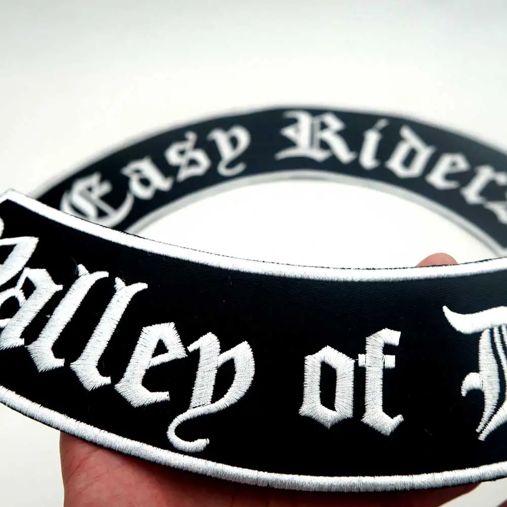 Нашивка для байкеров EASY RIDERS DALLEP OF DEATH вышитая подкладка байкерские нашивки значок
